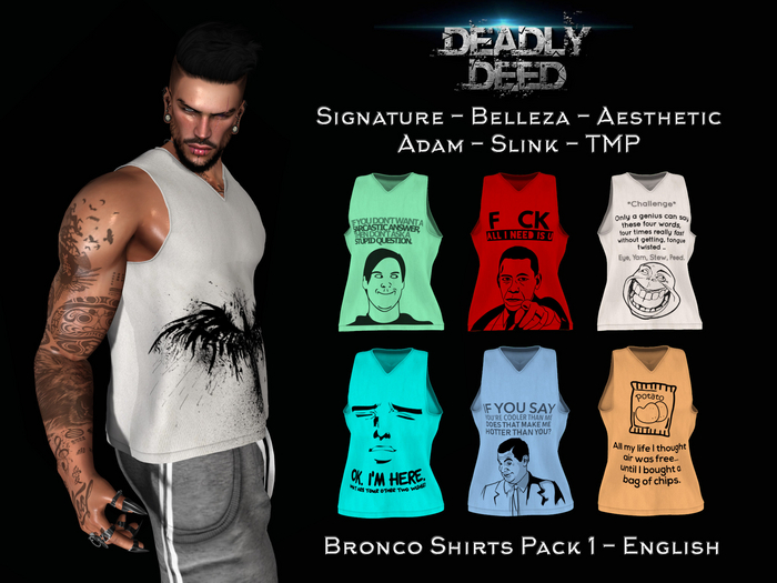 {DDD} Bronco Shirt - P1 English