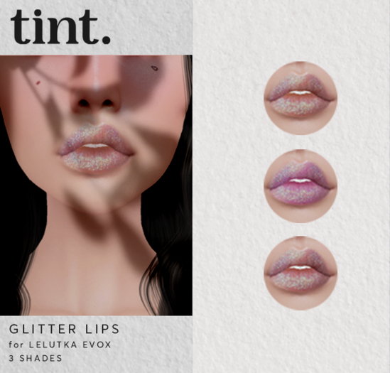 [tint.] Glitter Lips for Lelutka EVOX