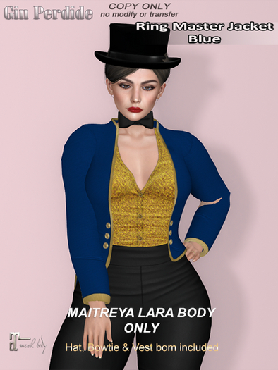 Ring Master Jacket Blue & Vest 