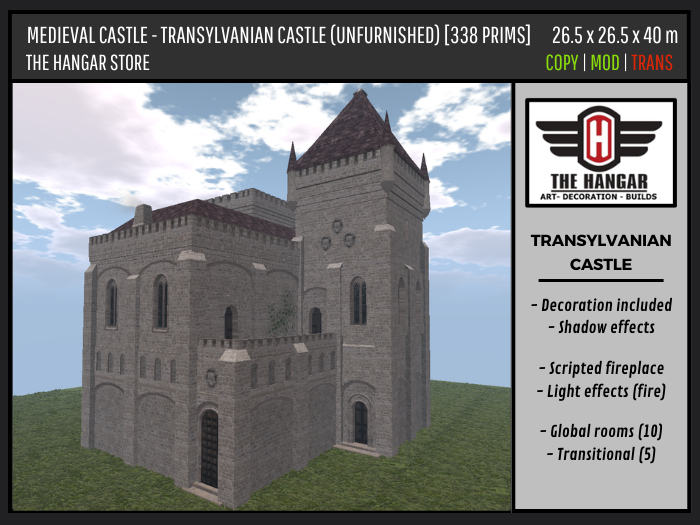 TRANSYLVANIAN CASTLE [338 PRIMS]