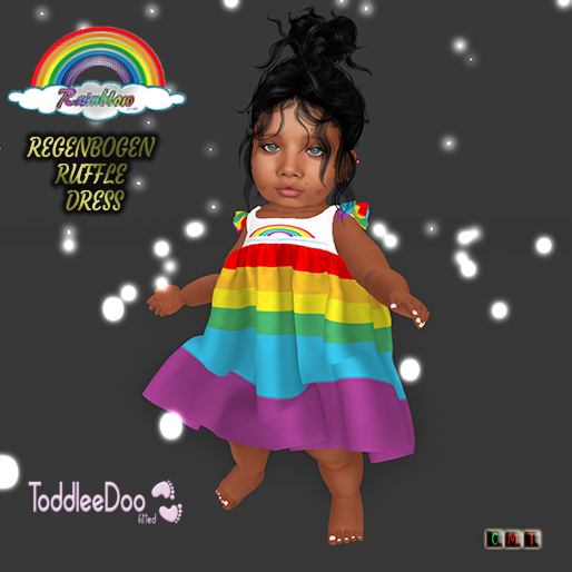 ((RBS)) Regenbogen Ruffle Dress  -TD 