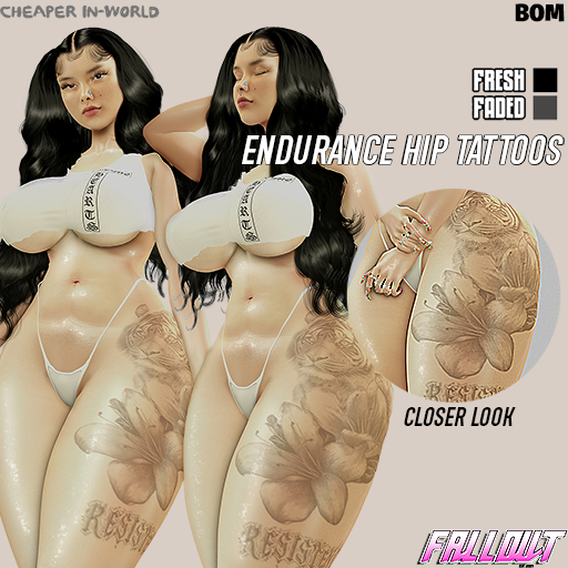 FallOut - Endurance Hip Tattoos BOM