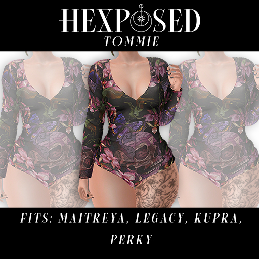 ~HexPosed~ Tommie - FLOWER SKULL