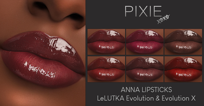 PIXIE - ANNA LIPSTICKS (LELUTKA EVOLUTION & EVOLUTION X)