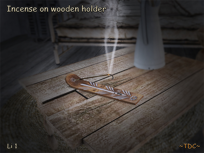 Incense (wooden holder)