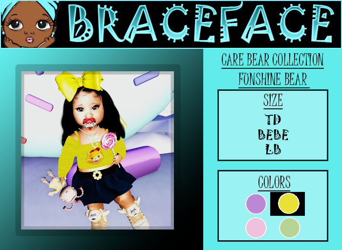{BF}Care Bear Collection- Funshine Bear