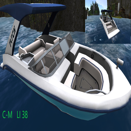 SUMMERFUN BOAT BLUE 5 LRG LI 39 BOXED