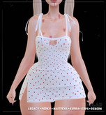 Bipolar - Hope Dress - White with hearts