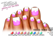 Tantrum - Frosted French Candy - Gelling Out Toe Nails 