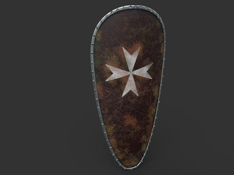 Second Life Marketplace - .::QUTWORLD Medieval Triangular Shield::.FP