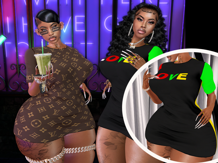 Lady/Glamo Tshirt/Reggae