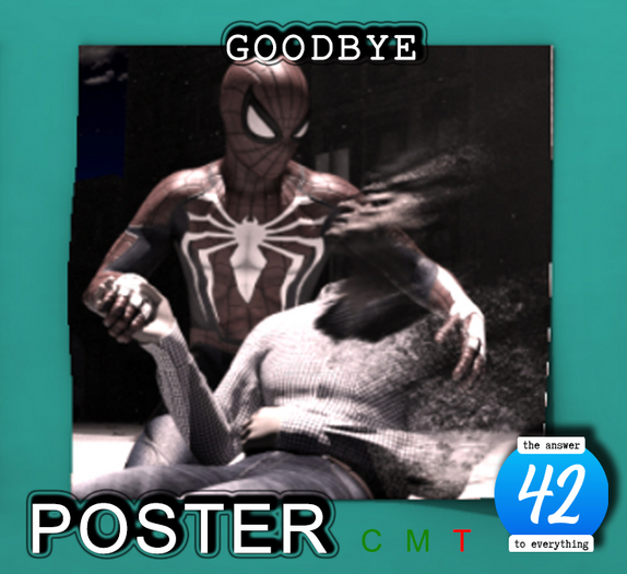 "Goodbye" Mesh Poster  - DOLLARBIE - REVAMP SALE
