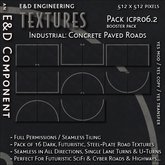 [ICPR06.2] 16 Single Lane Turns and U-Turn Futuristic Highway Road Street Freeway City Urban Textures by E&D ENGINEERING