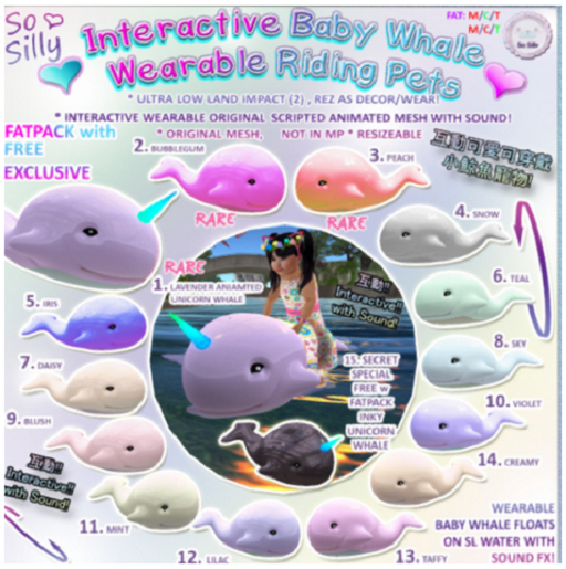 12 SoSilly Baby Whale Ride - LILAC
