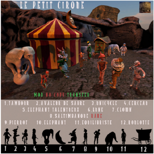 08 Le Petit Cirque - Saltimbanque RARE