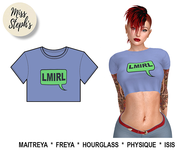 Cropped T-Shirt - LMIRL (Let's Meet In RL)