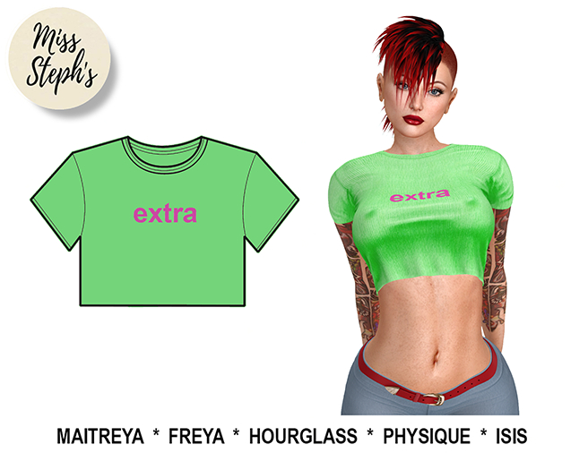 Cropped T-Shirt - extra