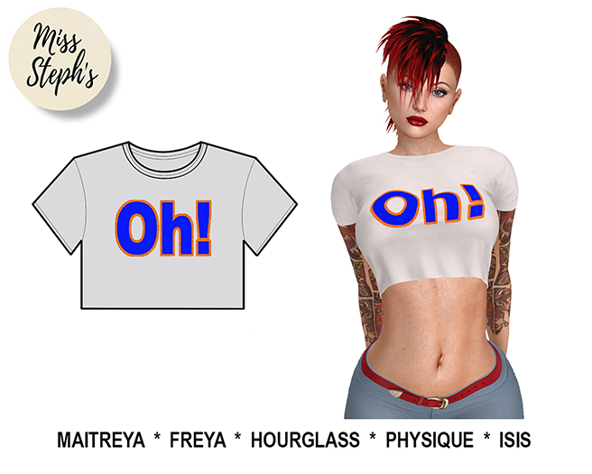 Cropped T-Shirt - Oh!