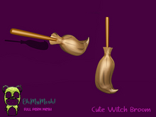 OhMyMesh! Cute Witch Broom - Full Perm Mesh