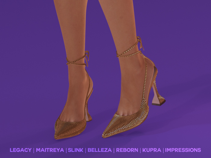 $NT Lustrous Pumps TAN