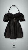 -Pixicat- Ines Dress (LeatherBlack)