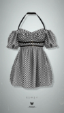 -Pixicat- Ines Dress (HoundTooth)