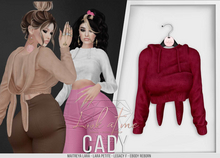 Look At Me. Cady : Hoodie - Wine