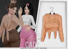 Look At Me. Cady : Hoodie - Salmon