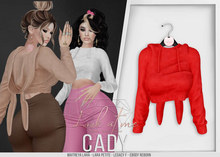 Look At Me. Cady : Hoodie - Crimson