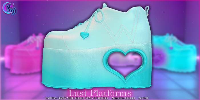 *NeverWish* Lust Platforms - Blue