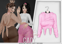 Look At Me. Cady : Hoodie - Babypink