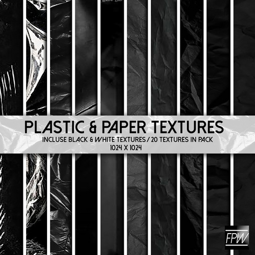 [FPW] PLASTIC & PAPER TEXTURES  - FULL PERM