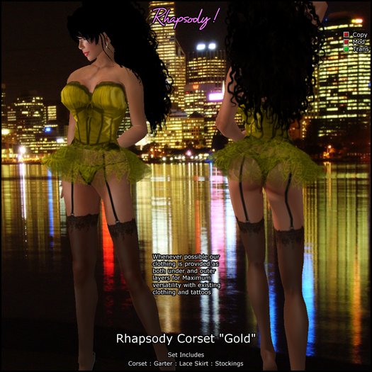 Rhapsody Corset "Gold"