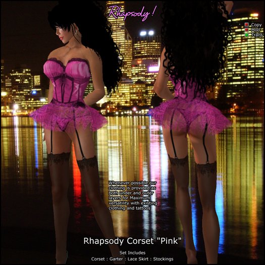 Rhapsody Corset "Pink"