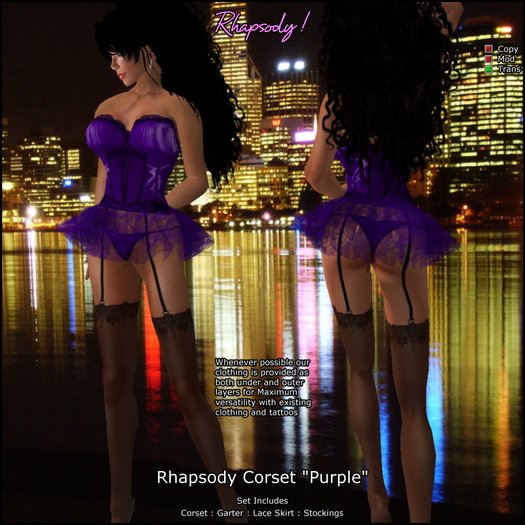 Rhapsody Corset "Purple"