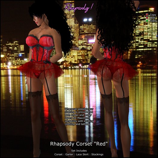 Rhapsody Corset "Red"