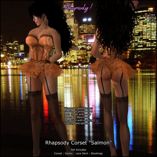 Rhapsody Corset "Salmon"