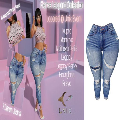 -UC- Mid Wash Jeans