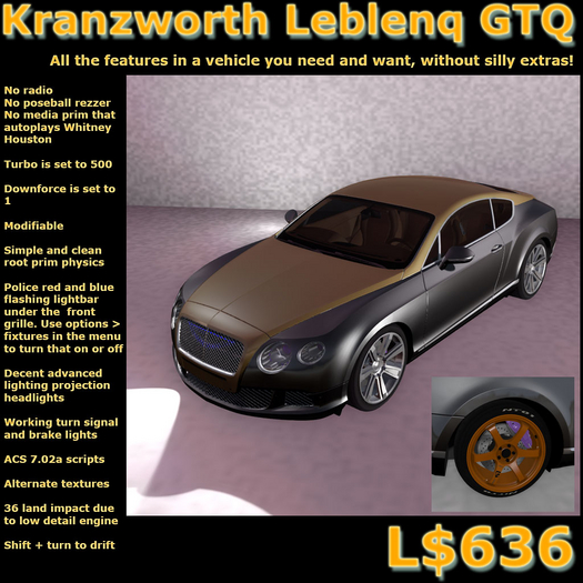 Kranzworth Leyblenq GTQ