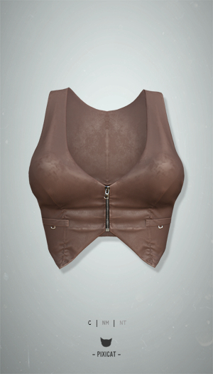 -Pixicat- Nova Vest (LeatherBrown)