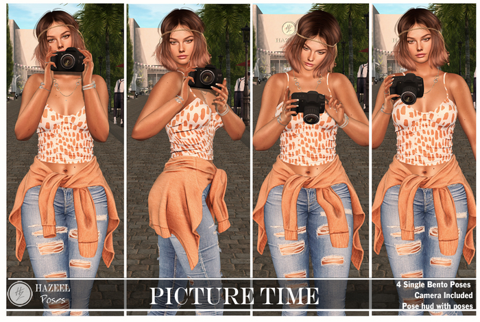 .::Hazeel::. Picture Time ~ Bento Pose Pack