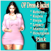 [R39] OP Dress & Jacket-Pink
