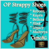 [R39] OP Strappy Shoes-CamoBG