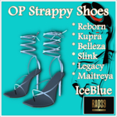 [R39] OP Strappy Shoes-IceBlue