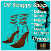 [R39] OP Strappy Shoes-Orange