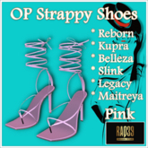 [R39] OP Strappy Shoes-Pink