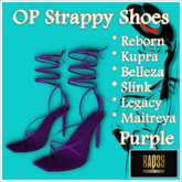 [R39] OP Strappy Shoes-Purple