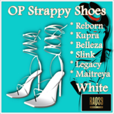[R39] OP Strappy Shoes-White