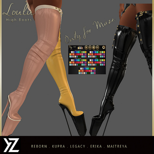 .:-->> YELIZ <<--:.  *LOULU HighBoot* - HUD -