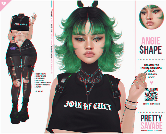 Pretty$avage - Angie Shape